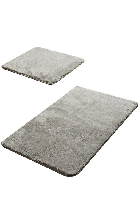 Mijölnir Juego de alfombras de baño Gris (2 piezas)